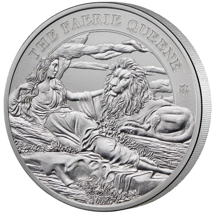 St Helena: Faerie Queene - Una & Lion 1 uncja Srebra 2024