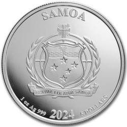 Samoa: DC Comics - Joker coloured 1 oz Silver 2024 Coin Slab