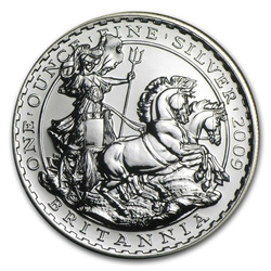 Britannia 1 uncja Srebra 2009