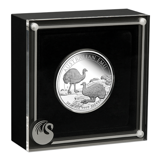 Australijski Emu 1 uncja Srebra 2020 Proof