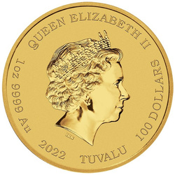 Tuvalu: James Bond 60th Anniversary of Movie 1 oz Gold 2022