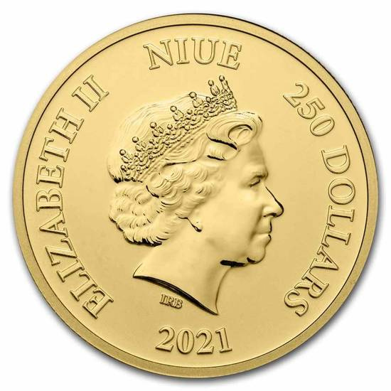 Niue: Disney Rey León Hakuna Matata 1 oz Oro 2021