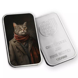 The Holy Land Mint - Human Cats - William kolorovaná 1 unce Stříbra 2025