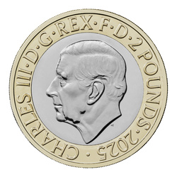 George Orwell £2 Miedzionikiel 2025