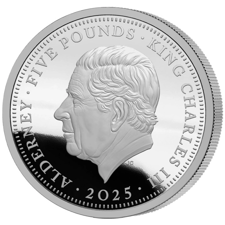 Silbermünze 40. Jahrestag der Entdeckung der HMS Titanic £5 Silber 2025 Proof