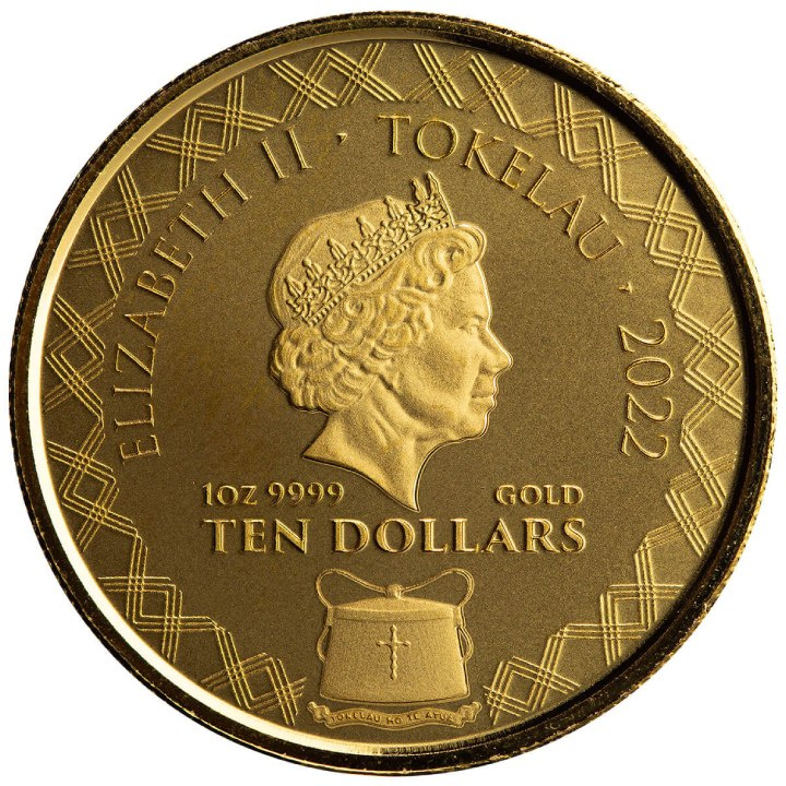 Tokelau: Komodo Dragon A.I. Apocalypse 1 oz Gold 2022 Proof Coin