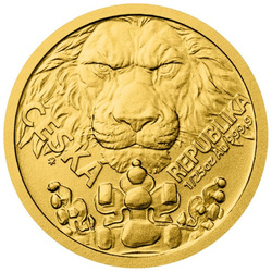 Niue: Czech Lion 1/25 uncji Złota 2023