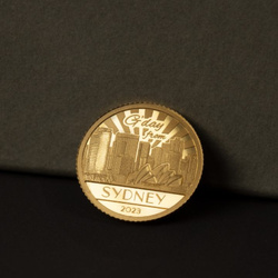 Cookovy ostrovy: Světla velkoměsta – Sydney 0,5 gramu zlata 2023 Proof