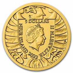 Niue: Czech Lion 1/25 uncji Złota 2022