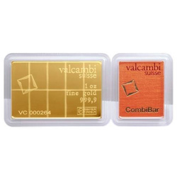 Sztabka Valcambi 10 x 1/10 uncji Złota CombiBar LBMA GD Refiner