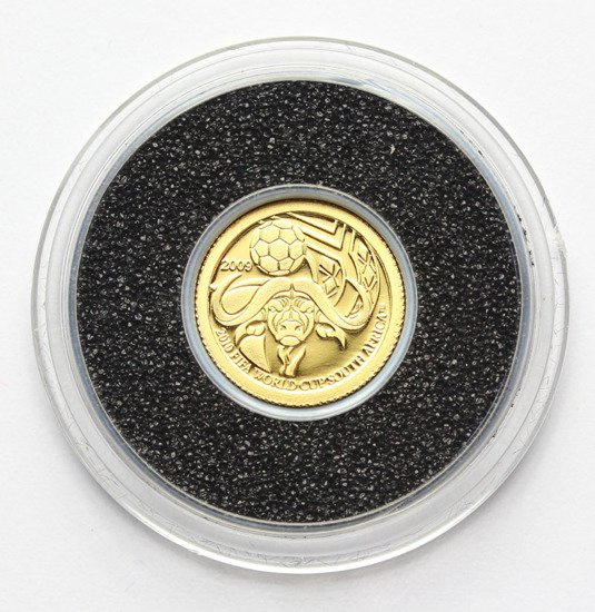 Mistrzostwa Świata w Piłce Nożnej 2010 0,5 g Złota 2009 Proof