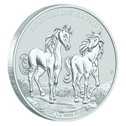 Australisches Wildpferd – Brumby 1 oz Silber 2025