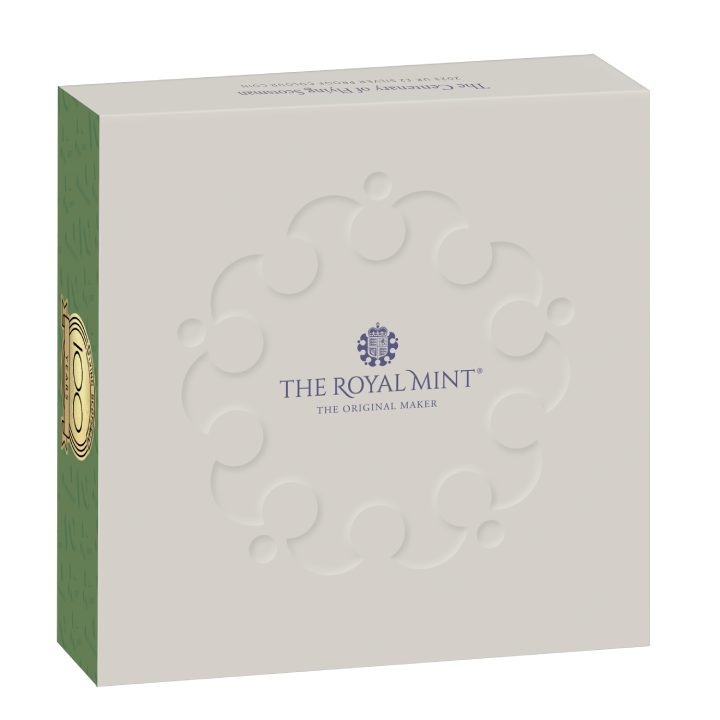 The Centenary of the Flying Scotsman 2 libry pozlacené, barevné stříbro 2023 Proof