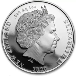 Kiwi barevná 1 unce stříbra 2020 Proof