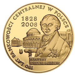 180 anni di banca centrale in Polonia 200 zł 2009 Proof