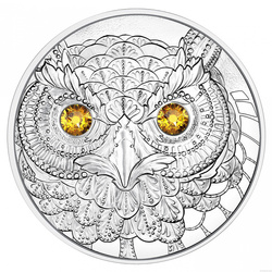 Europe - The wisdom of the Owl 20 Euro Srebro 2021 Proof
