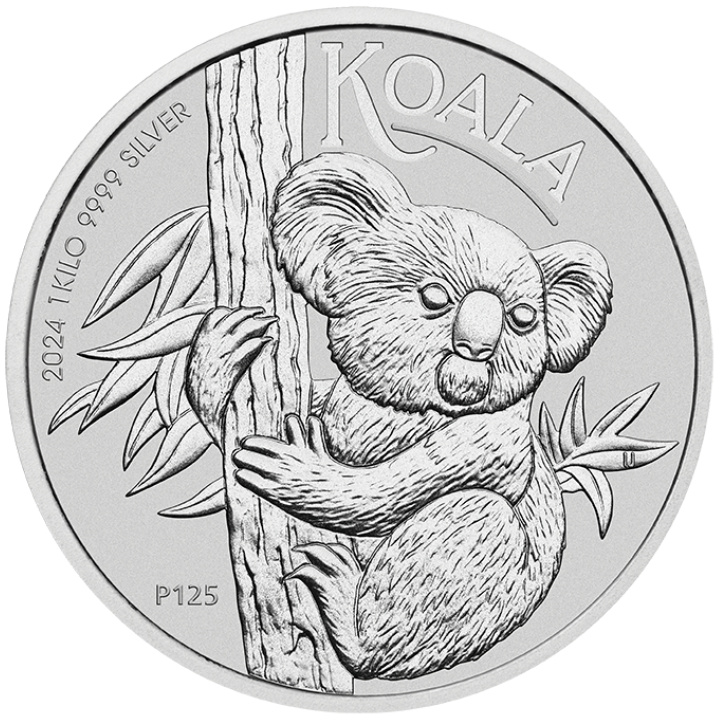 Koala 1000 grammi d'argento 2024