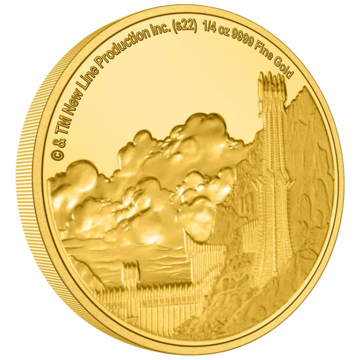 Niue: A Gyűrűk Ura – Mordor 1/4 uncia arany 2023 Proof