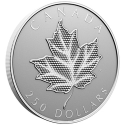Foglia d'acero canadese $250 Argento 2024 Reverse Proof