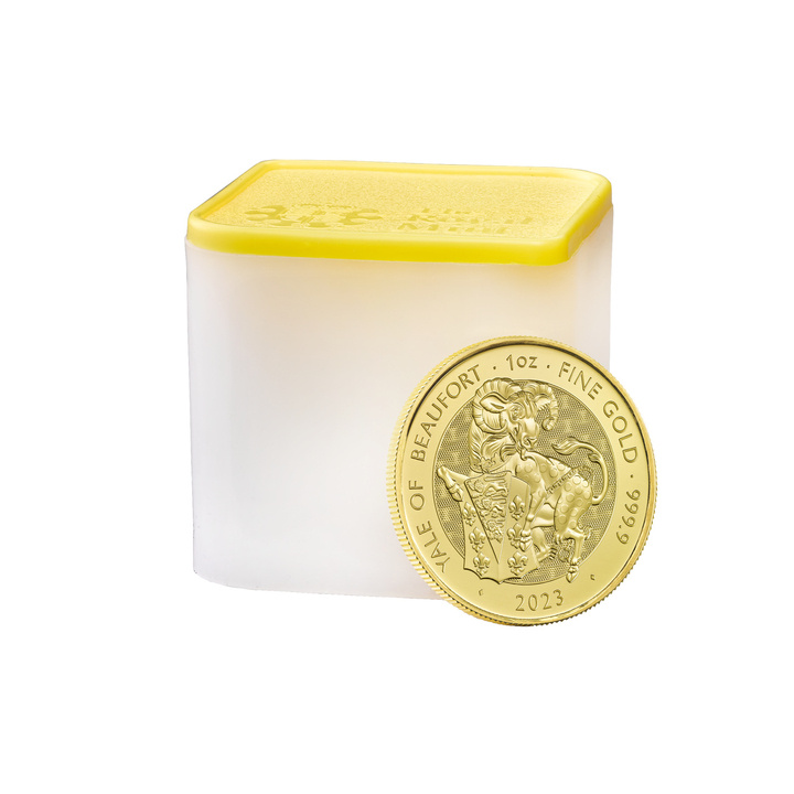 The Royal Tudor Beasts: The Yale Of Beaufort 1 oncia d'oro 2023