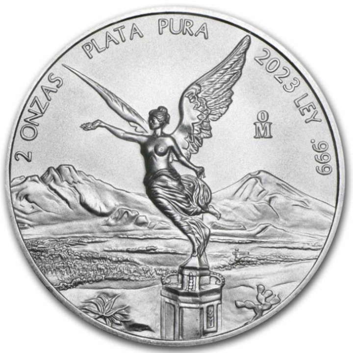 Libertad Mexicana 2 oz Plata 2023