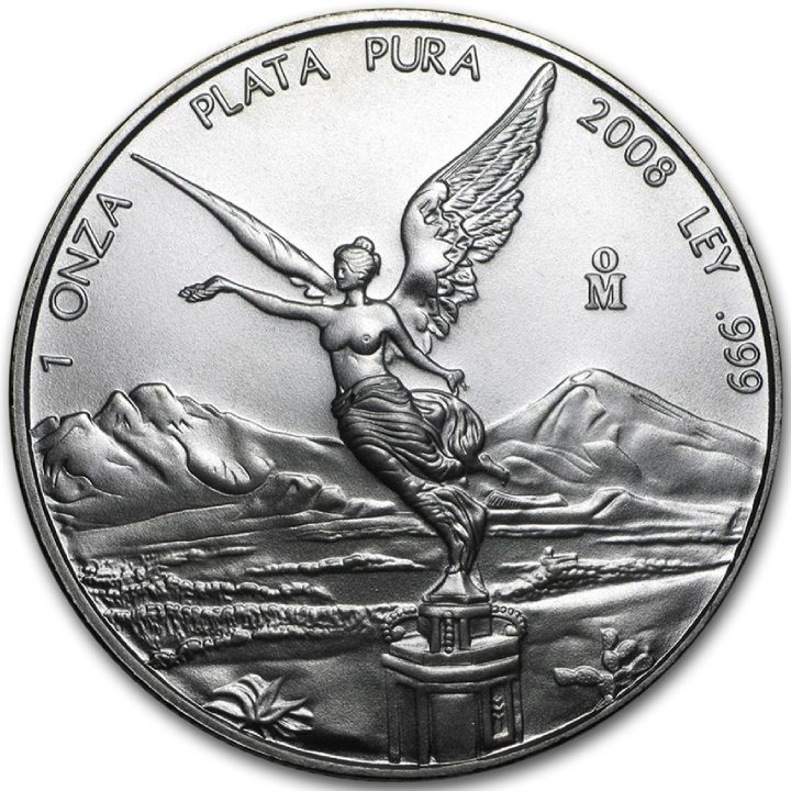 Mexican Libertad 1 oz Silver 2008