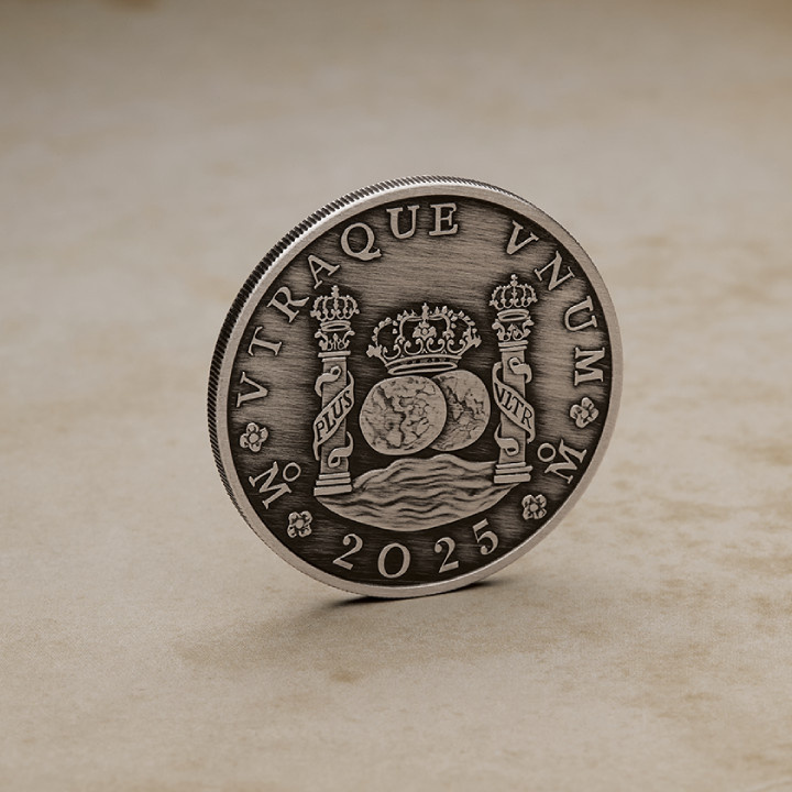 225. Jahrestag der australischen Proklamation – Pillar Dollar 1 Unze Silber 2025 Antiqued Münze