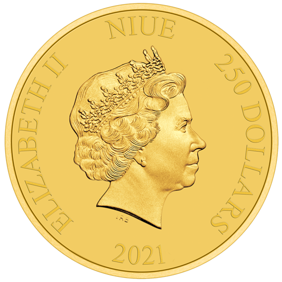 Niue: Disney Piratas del Caribe - Perla Negra 1 oz Oro 2021