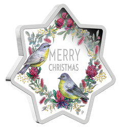 Weihnachtsstern 1 oz Silber 2020