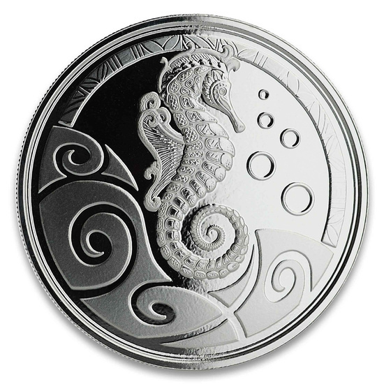 Samoa: Seahorse 1 oz Silver 2019