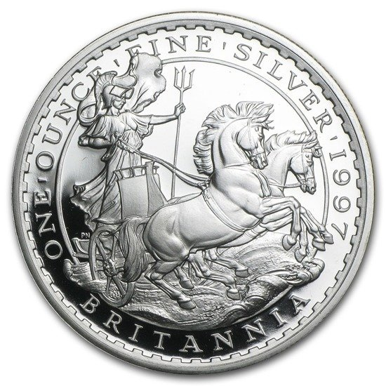 Britannia 1 uncia ezüst 1997 Proof