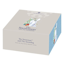 The Snowman and The Snowdog Złoto 2022 Proof