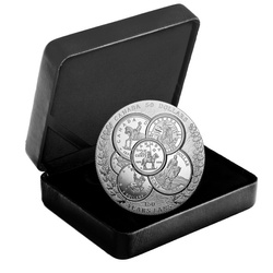 Canada: Collezione di monete curata - RCMP $50 Argento 2023 Proof Moneta a rilievo ultra alto