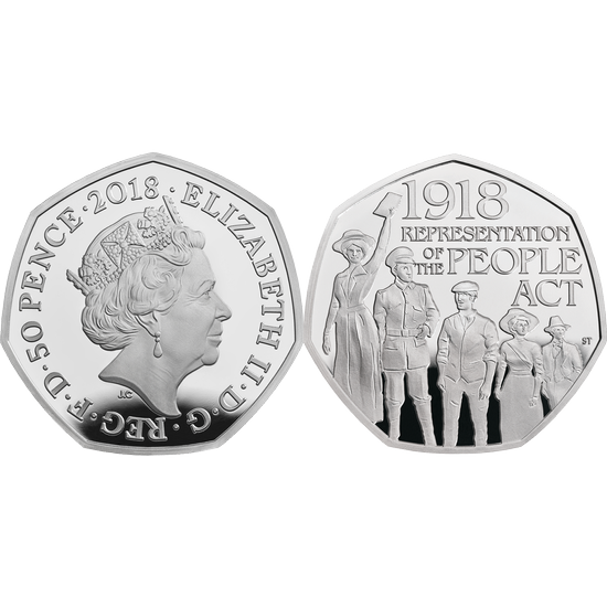 Set of 14 silber coins United Kingdom 2018 Proof