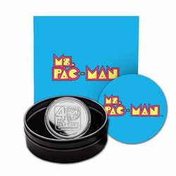 Niue: Ms. PAC-MAN 40th anniversary 1 oz Silver 2021 Proof