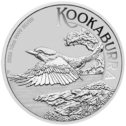 Kookaburra 10 oz Silber 2026