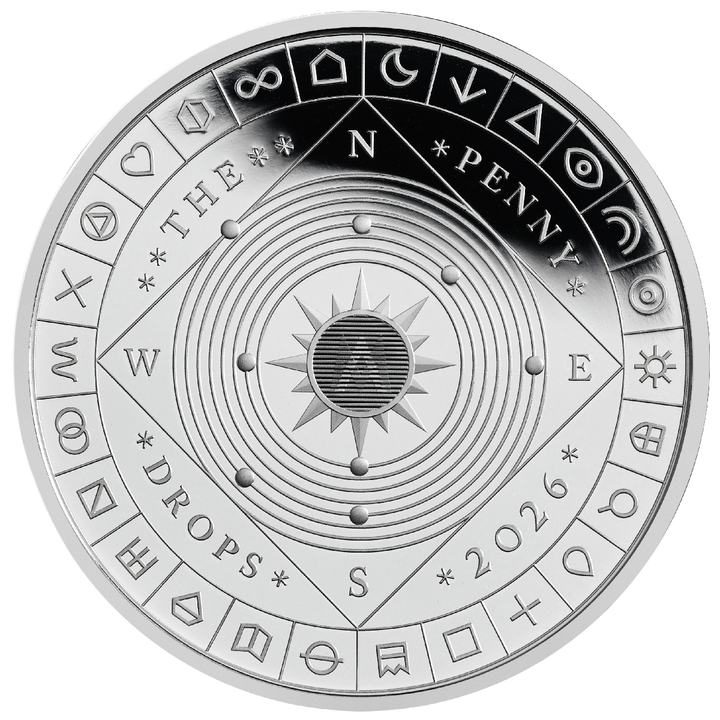 The Great British Treasure Hunt £5 Srebro 2026 Proof