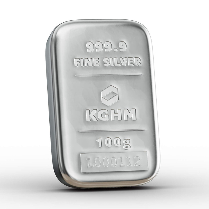 KGHM Bar 100 g Silver