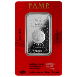 PAMP Year of the Dragon - Legend of the Azure Dragon 1 oz de plata 2024