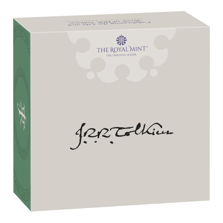 Celebrazione della vita e dell'opera di JRR Tolkien £2 Złoto 2023 Proof