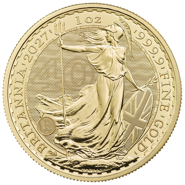 Złota Moneta Britannia 1 uncja Złota 2027