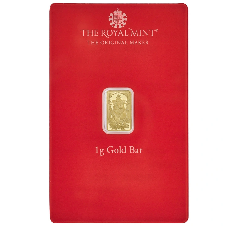 Lingotto d’Oro The Royal Mint Ganesh 1 g oro