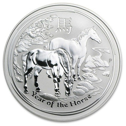 Lunar II: Año del Caballo 10 oz Plata 2014