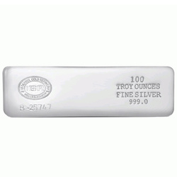 IGR 100 oz Silber Barren LBMA GD Refiner