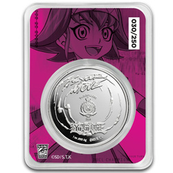 Niue: Yu-Gi-Oh! Allie színes 1 uncia ezüst 2024 Slab