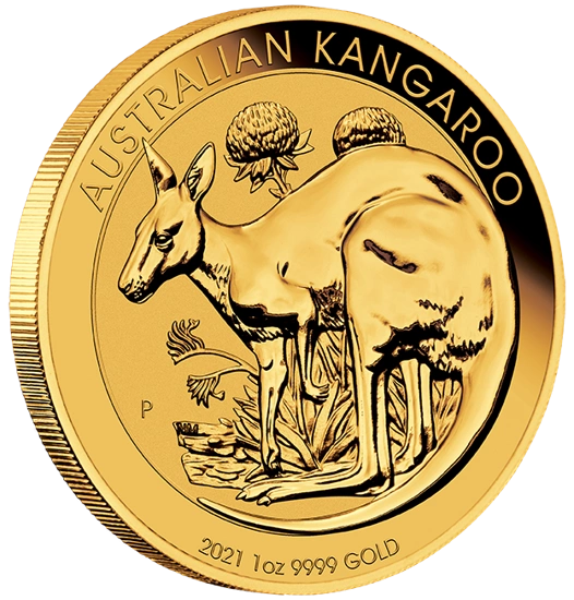 Canguro australiano 1 oncia d'oro 2021