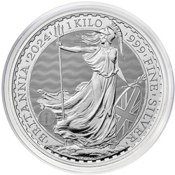 Britannia 1000 grams Silber 2024