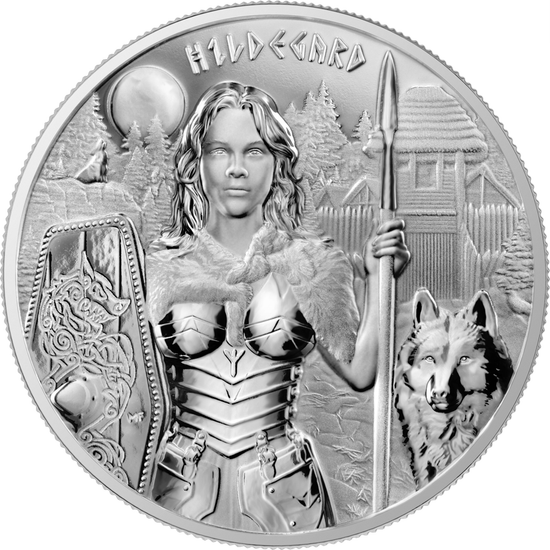 Valquirias: Hildegard 1 oz Plata 2022 (sin certificado)