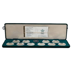 Canadá: Conjunto de 10 monedas Calgary Olympic Games 1988