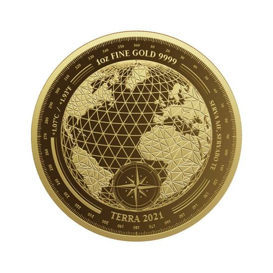 Tokelau : Terra 1 once d'or 2021 Prooflike